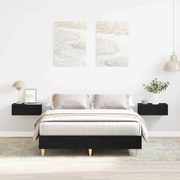 Estrutura de Cama vidaXL 120x200 cm em Madeira de Carvalho Preta