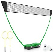 Carrinho de ensino leve e dobrável para bolas de tênis com rodas e bolsa removível - Azul