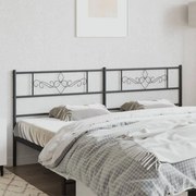 Cabeceira de cama 200 cm metal preto