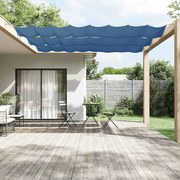 vidaXL Toldo vertical 60x800 cm tecido oxford azul