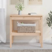 vidaXL Mesa consola 80x40x75 cm madeira de pinho maciça