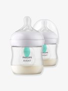 Lote de 2 biberões de 125 ml, da Philips AVENT Natural Response transparente