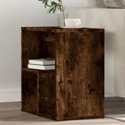 vidaXL Mesas de apoio 2 pcs 50x30x50 cm deriv. madeira carvalho fumado
