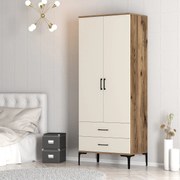 Guarda-roupa Kumsal T – Nogueira – 80x47,5x201,4 cm