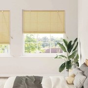 vidaXL Persianas e Sombras de Janela Natural 140 x 220 cm Bambu