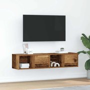 vidaXL Móveis TV 2 peças madeira velha 60x31x25,5cm madeira trabalhada
