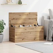 vidaXL Caixa de Armazenamento carvalho artisiano 100 x 42 x 46 cm