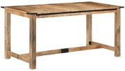 vidaXL Mesa de jantar 160x80x75 cm madeira de mangueira maciça