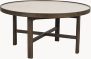 Mesa de centro redonda em madeira de carvalho Marsden, Ø 90 cm