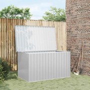 vidaXL Caixa de arrumação para jardim 171x99x93 cm cinzento