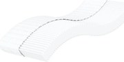 vidaXL Colchão de espuma infantil 80x160 cm dureza H2 H3 branco