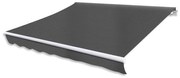 vidaXL Toldo dobrável motorizado 400 cm antracite