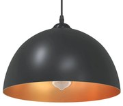 vidaXL Candeeiros suspensos 2 pcs altura ajustável E27 preto Ø 30 cm