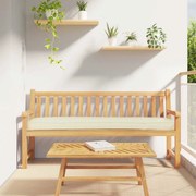 vidaXL Capa de Palete para Banco Creme 180x40x8 cm Tecido Oxford