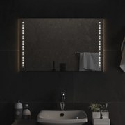 vidaXL Espelho de casa de banho com luzes LED 50x80 cm