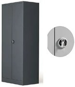 Armário de Escritório Contabilidade 1950x1000x420mm Preto - OFI