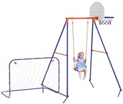 Baloiço Infantil 3 em 1 Baloiço para Crianças de 3-8 Anos com Tabela d