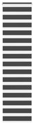 Cortina de zebra 50x230 cm largura do tecido 45,9 cm poliéster