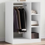vidaXL Roupeiro 77x48x102 cm derivados de madeira branco
