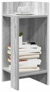 vidaXL Mesas laterais 2 pcs prateleira 110x50x103 cm cinza sonoma