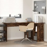 vidaXL Mesa Carvalho Defumado 142 x 102 x 73 cm Madeira processada