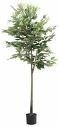 vidaXL Figueira artificial 756 folhas 170 cm verde