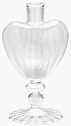 Castiçal em vidro borosilicato artesanal Clair Parfum