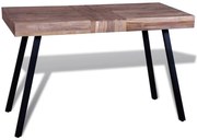 vidaXL Mesa de teca reciclada