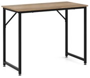 Mesa de computador pequena de 40 polegadas com estrutura de metal resistente - branca