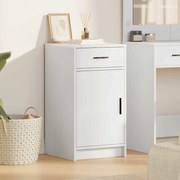 vidaXL Buffet com gaveta Branco 40 x 40,5 x 75 cm Madeira processada