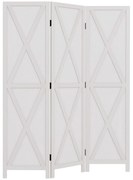 Biombo de 3 Paineis Separador de Ambientes Dobrável 136,5x170cm Divisó