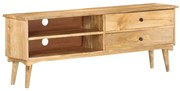 vidaXL Móvel de TV 140x30x50 cm madeira de mangueira maciça