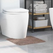 Tapete de Banho U-Shaped Castanho 50x50 cm Polipropileno Antiderrapante