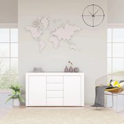 vidaXL Aparador derivados de madeira 120x36x69 cm branco