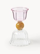 Castiçal em vidro de borossilicato Perle