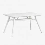 Rectangular Dining Table 135x80 Cm In Scand Polypropylene Branco - Sklum