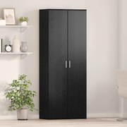 vidaXL Highboard Carvalho preto 70 x 35 x 180 cm Madeira processada