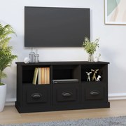 vidaXL Móvel de TV 100x35x50 cm derivados de madeira preto