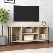 vidaXL Móvel p/ TV 102x35x45 cm madeira processada carvalho sonoma