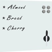 vidaXL Quadro magnético em vidro para parede 50x50 cm