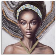 PINTURA EM TELA NAOMI -A- 100X3X100 CM
