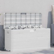 vidaXL Caixa de arrumação para jardim 280 L cinzento-claro