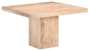vidaXL Mesa de jantar 120x120x77 cm madeira de mangueira maciça