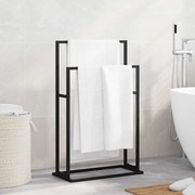vidaXL Toalheiro independente 48x24x78,5 cm ferro preto