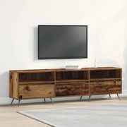 vidaXL Gabinete de TV Madeira Velha 150x30x44,5 cm Madeira Engenharia