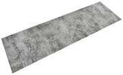 vidaXL Tapete de cozinha lavável 60x180 cm veludo padrão betão