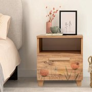 Mesa de Cabeceira Leva Alfa – Pinho Atlântico – 45x52x40 cm