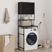 vidaXL Armário máquina de lavar roupa 68x48,5x194 cm preto