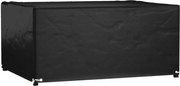 vidaXL Capa p/ mobiliário de jardim 8 ilhós 180x135x80 cm retangular