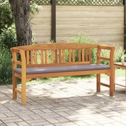 vidaXL banco Acabamento com Óleo Natural 157 x 46 x 82,5 cm